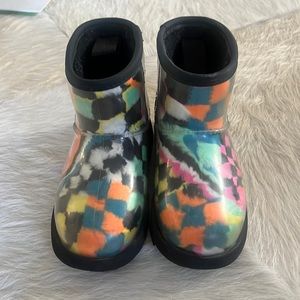 Ugg Kids' Classic Clear Checkerboard Waterproof Boot 12
